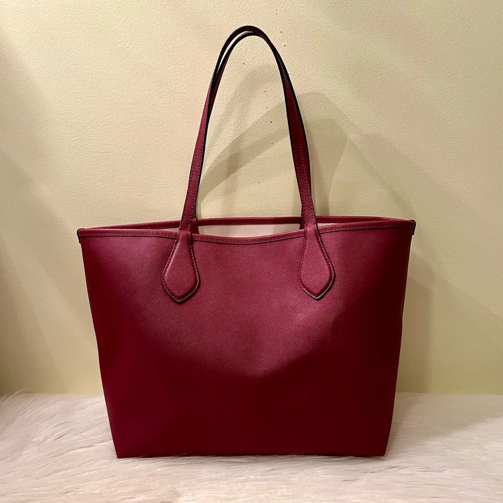 Michael Kors Burgundy Reversible Tote